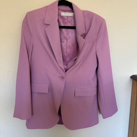 NWOT Laudine pink Blazer & matching mini skirt set - Picture 3 of 8